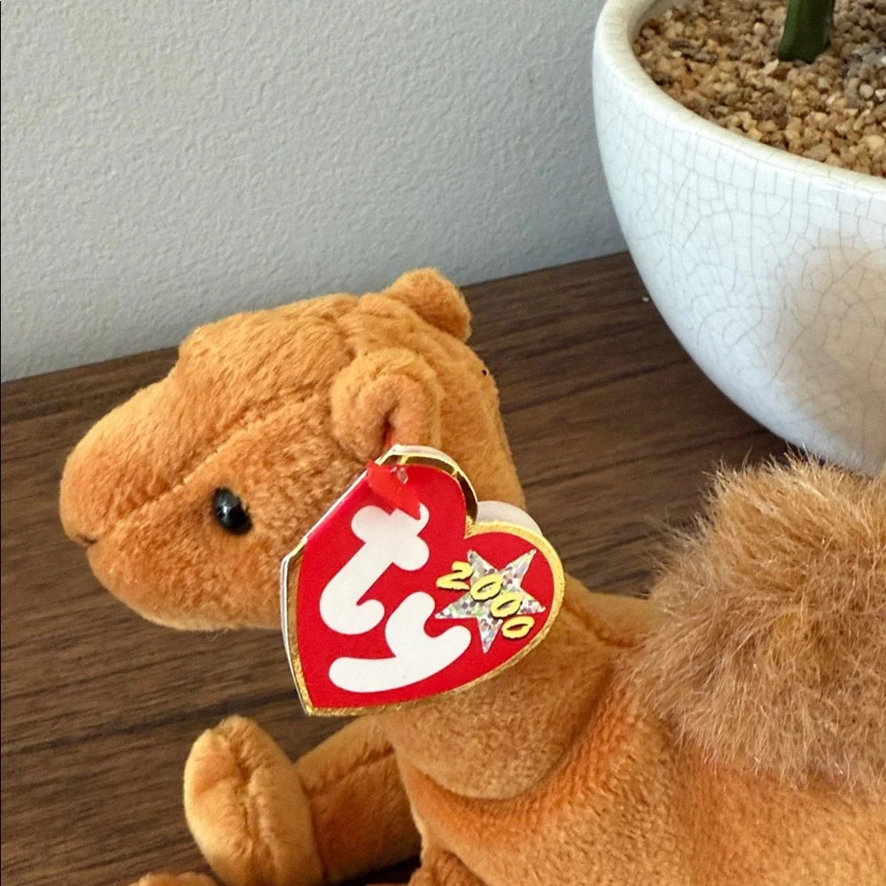 2000 TY Beanie Baby‎ Niles the Tan Brown Camel Beanbag Plush Toy Doll